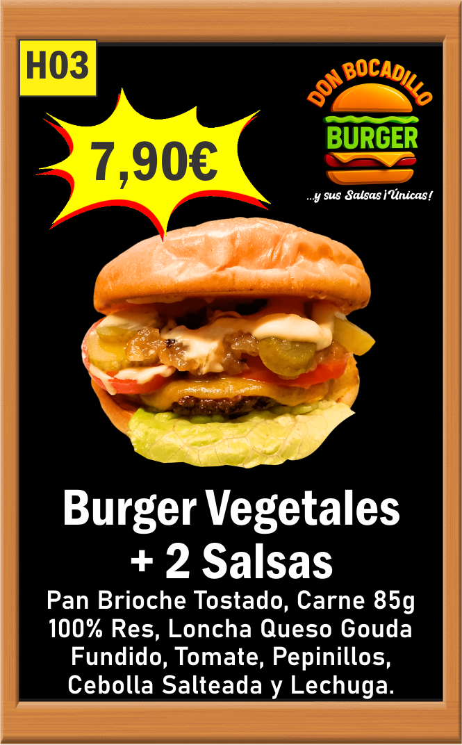 BURGER VEGETALES