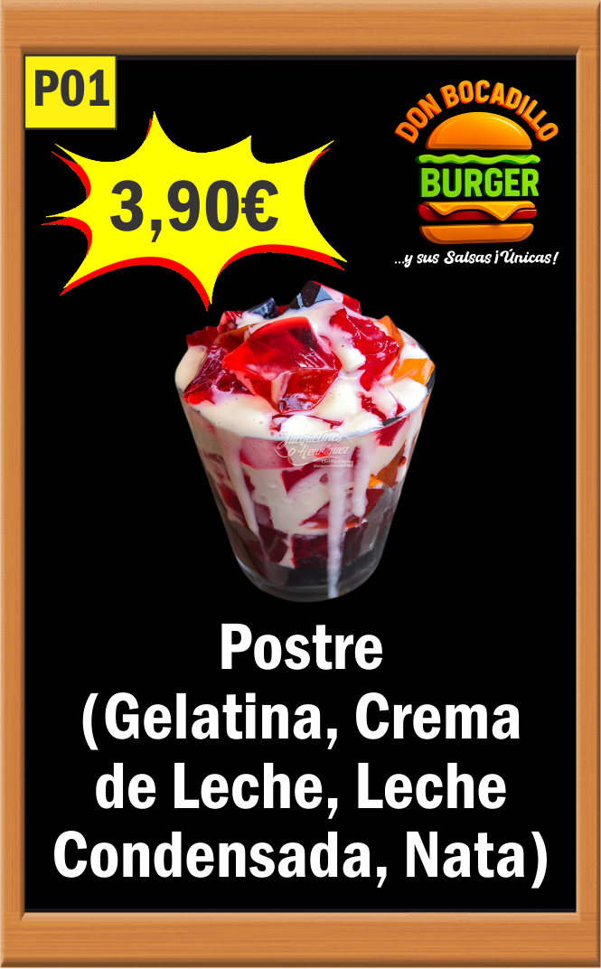 POSTRE GELATINA